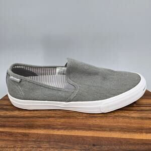 Converse Jack Purcell Shoes Men's 10.5 Gray Comfort Slip On Casual Sneakers